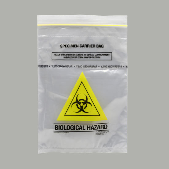 Specimen Carrier Bag Biologucal Hazard Bag Specimen Bag gallery image 5