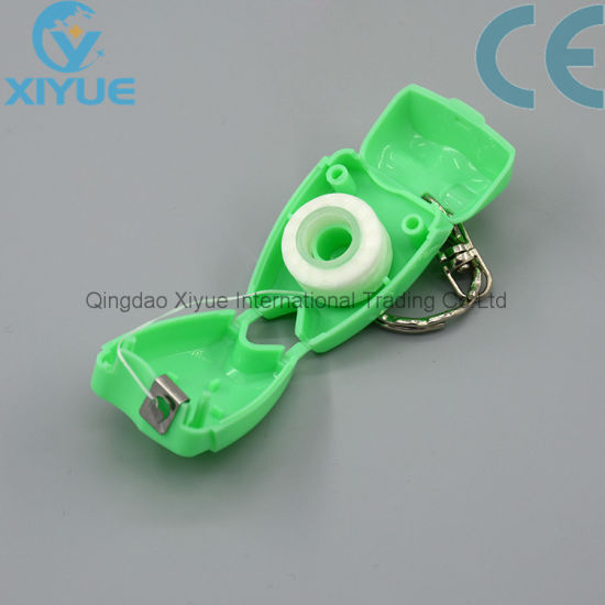 Teeth Shape Dental Mint Flavour Floss with Key Ring gallery image 3