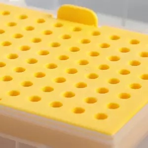 Wholesale Plastic 96 Wells Holes 10UL Pipette Tips Box Laboratory Plasticware gallery image 1