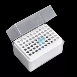 Wholesale Plastic 96 Wells Holes 10UL Pipette Tips Box Laboratory Plasticware gallery image 4