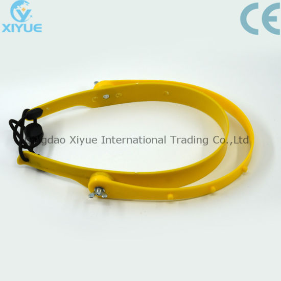 Yellow High Quality Disposable and Detachable Plastic Face Mask gallery image 1