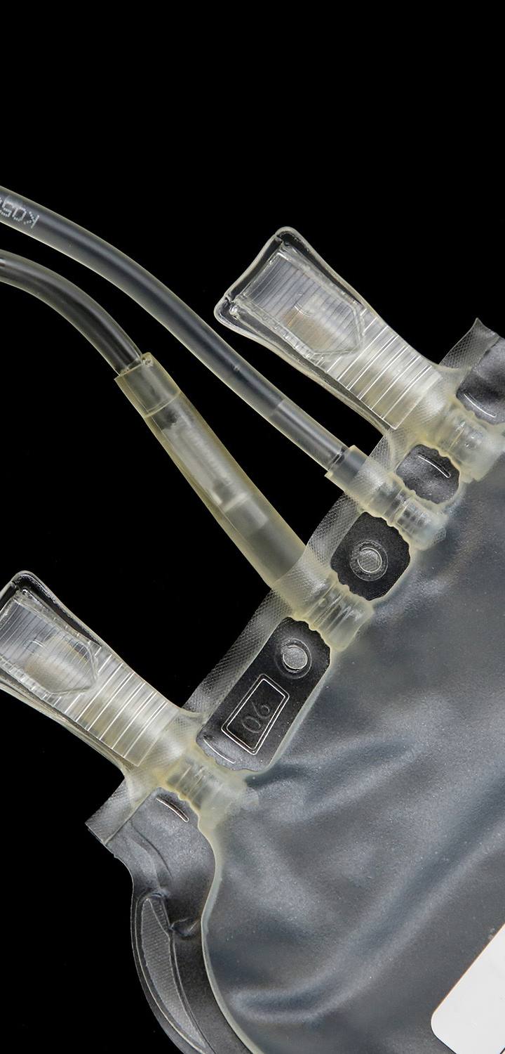 Disposable Blood Bag with Needle Protector/Collection Tube/Sampling Pouch