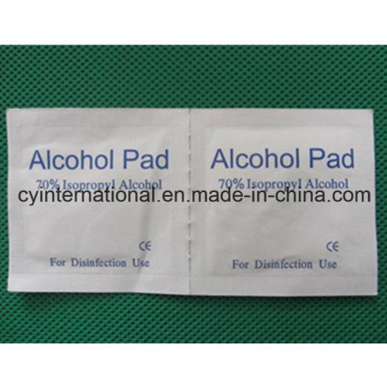 Disposable Medical Non-Woven Sterile 70% Isopropyl Alcohol Pads