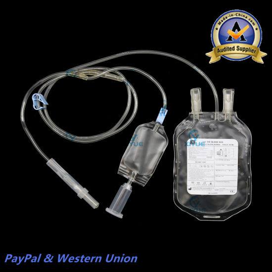 Disposable Medical Sterile Blood Bag for Blood Collection Single