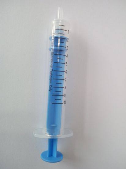 Disposable Medical Syringe with Colorful Rod