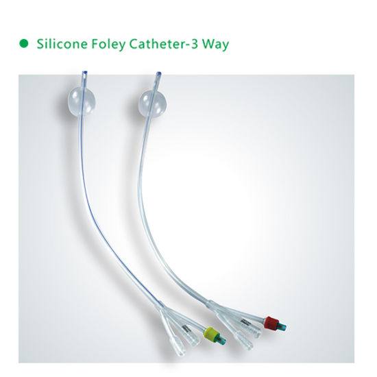 Disposable Silicone Foley Catheter 3-Way with High Quality
