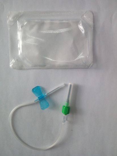 High Quality Medical Disposable Buterfly Needle (21G) for Blister Package