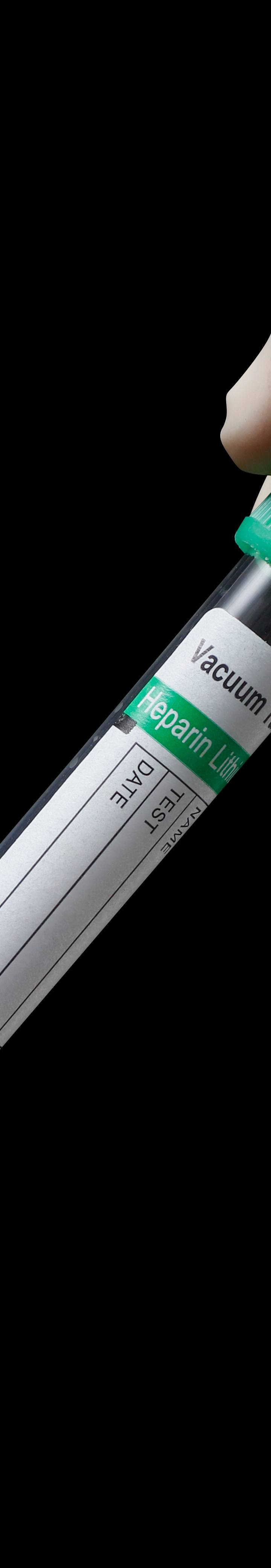 Lithium Heparin or Sodium Heparin Vacuum Blood Collection Tube