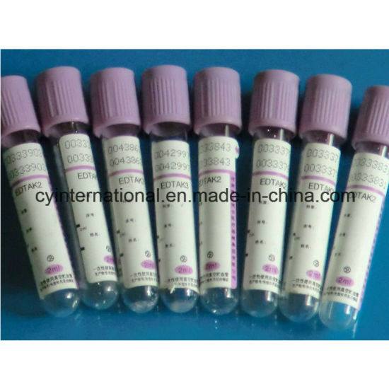 Medical Disposable Blood Collection EDTA Tube