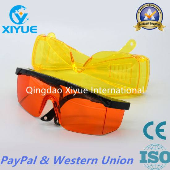 Orange Color Photocuring Protective Glasses with High Quality