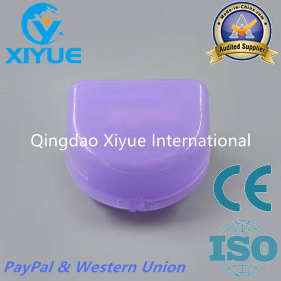 Purple Color Ladder Shape Denture Box with High Quality
