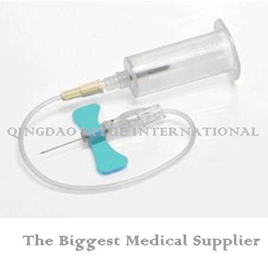 Sterile Comfortable Butterfly Safety Blood Collection Needles with ISO12485