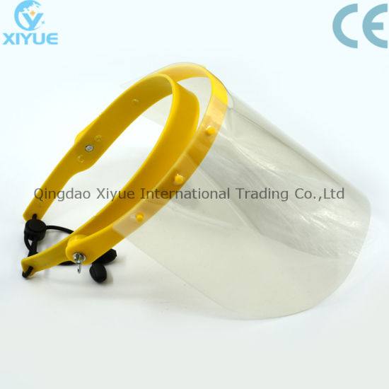 Yellow High Quality Disposable and Detachable Plastic Face Mask